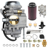 Carburetor Kit with Fuel Pump&Air Filter Compatible with Polaris Sportsman Magnum Ranger Trail Boss Blazer 300 325 330 335 400 425 450 500 525 600 700 1999-2014 Replaces# 1203059 1203060